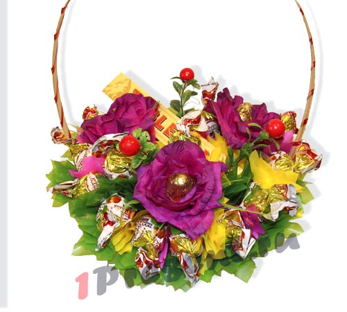 L002.119 Букет из конфет *Буйство красок* L002.119 Букет из конфет *Буйство красок*