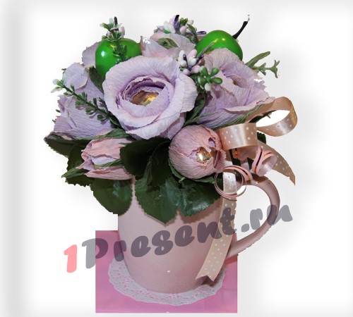 L002.181 Букет из конфет в кружке *Фантазия* L002.181 Букет из конфет в кружке *Фантазия*