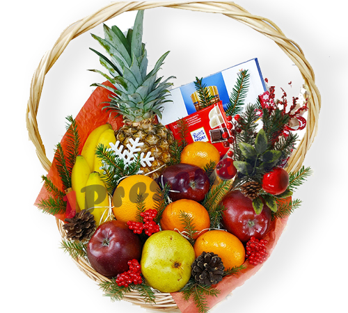 L006.157 Продуктовая подарочная корзина *Вкусный праздник* L006.157 Продуктовая подарочная корзина *Вкусный праздник*