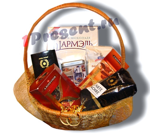 L008.2 Подарочная корзина *Кофейная* L008.2 Подарочная корзина *Кофейная*