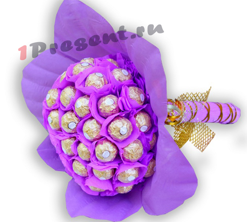 L002.39 Праздничный букет из конфет *Сладкая феерия* L002.39 Праздничный букет из конфет *Сладкая феерия*