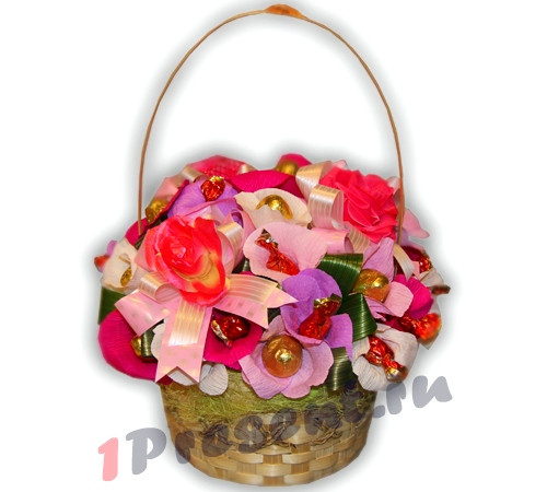 L002.62 Букет из конфет *Море улыбок* L002.62 Букет из конфет *Море улыбок*